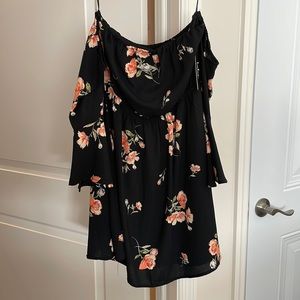 Womens LuLu strapless dress